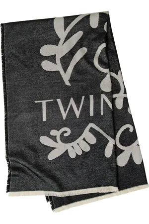 Twin-Set Schal mit Logo-Print