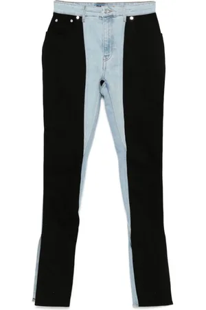 MUGLER Zweifarbige Skinny-Jeans