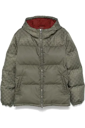 Gucci Gefütterte Jacke aus GG Canvas