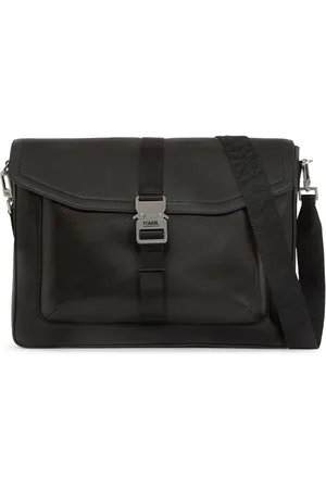 Karl Lagerfeld Laptoptasche aus strukturiertem Leder
