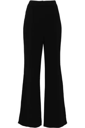 Elie saab Hose aus Krepp mit Ziernähten