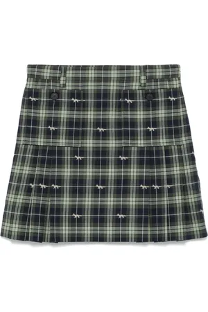 Maison Kitsuné Falten-Minirock mit Taschendetail