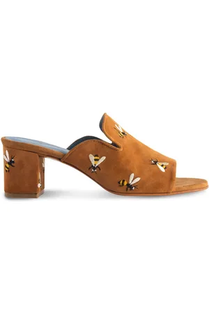 Blue Bird Hive Wildleder-Mules