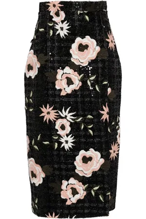 Elie saab Bestickter Tweedrock