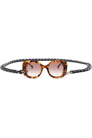 Carolina Herrera Sonnenbrille mit Oversized-Gestell