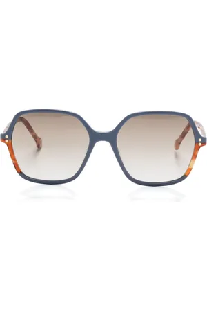 Carolina Herrera Sonnenbrille mit eckigem Gestell