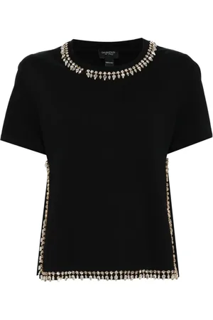 Giambattista Valli T-Shirt mit Kristallen