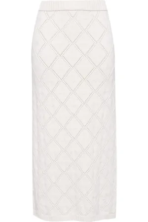 Elie saab Gestrickter Midirock