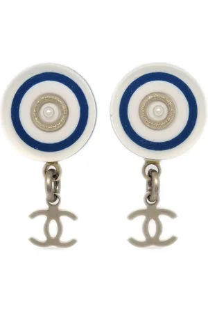 CHANEL 2010 Hängeohrstecker mit CC