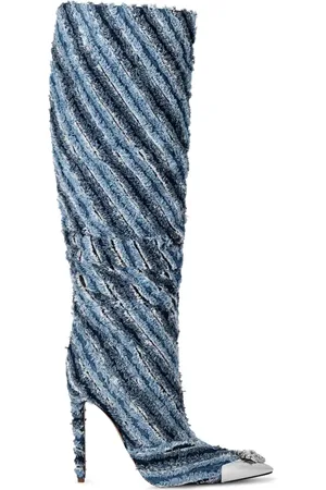 Philipp Plein Stiefel im Jeans-Look 120mm