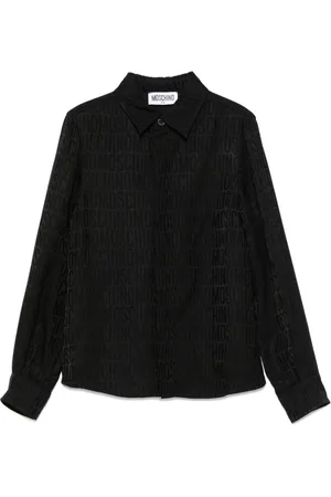 Moschino Hemd aus Logo-Jacquard