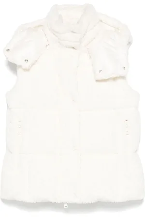 Moncler Weste aus Faux Fur
