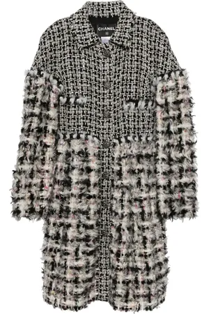 CHANEL 2010-2020s Mantel im Patchwork-Look