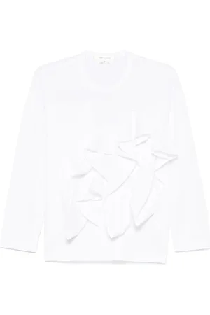 Comme des Garçons T-Shirt mit Rüschen