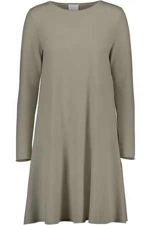 Allude Kleid mit rundem Ausschnitt