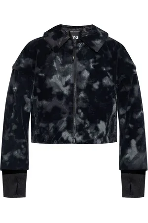 Y-3 Gefütterte Jacke mit durchgehendem Print