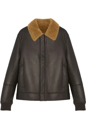 YVES SALOMON Jacke mit Shearling-Kragen