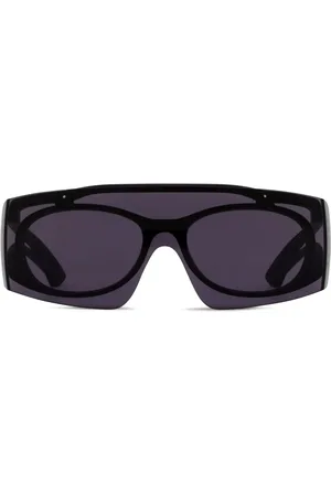 Alexander McQueen Sonnenbrille mit Logo-Print