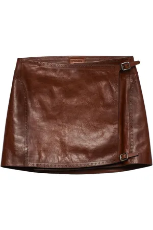 Prada Minirock aus Leder