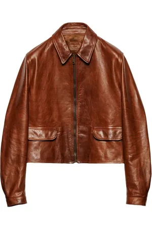 Prada Klassische Lederjacke