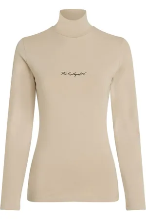 Karl Lagerfeld T-Shirt mit Signature-Stickerei