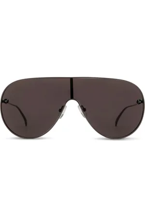 Alexander McQueen Sonnenbrille mit Oversized-Gestell