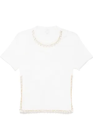 Giambattista Valli T-Shirt mit Kristallen