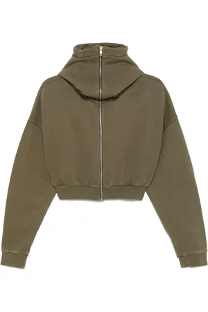 Entire Studios Cropped-Hoodie mit Reißverschluss