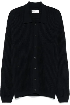Universal Works Cardigan mit klassischem Kragen