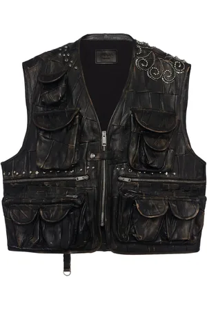 Prada Patchwork-Weste aus Nappaleder