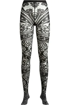 Etro Paisley Tattoo Strumpfhose