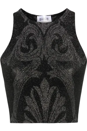 Wolford X ETRO Cropped-Top aus Jacquard