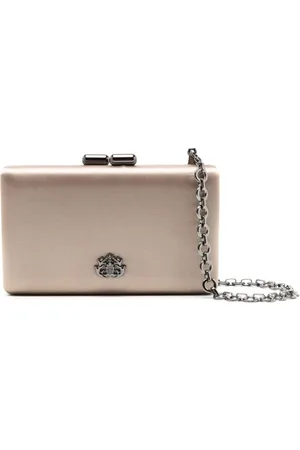 Isla Ibiza Eva Clutch mit Logo-Schild