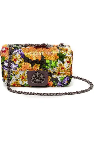 Isla Ibiza Mini Anne Schultertasche mit Pailletten
