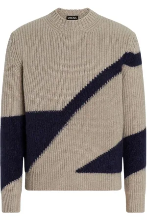 Ermenegildo Zegna Zweifarbiger Pullover