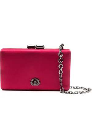 Isla Ibiza Eva Clutch mit Logo-Schild