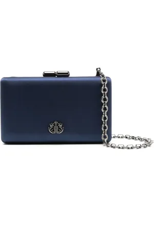Isla Ibiza Eva Clutch mit Logo-Schild