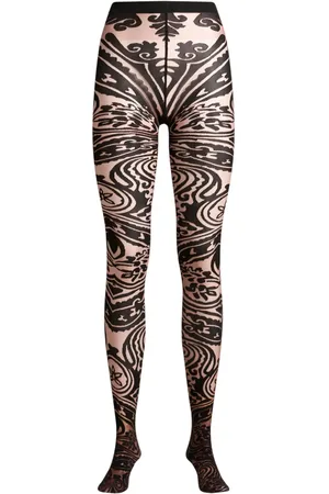 Etro Paisley Tattoo Strumpfhose