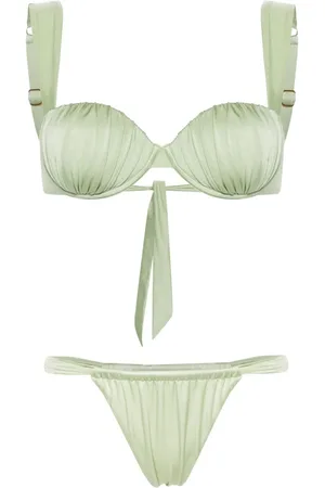 Noire Swimwear Cheeky Bikini mit Raffungen