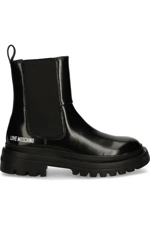 Moschino Stiefel mit Logo-Print