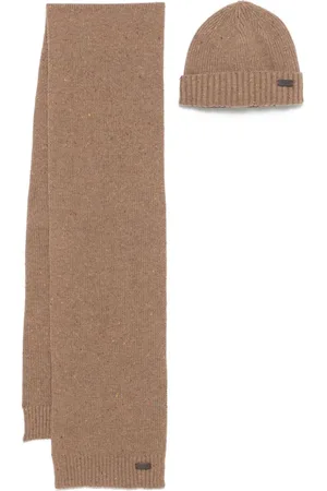 Barbour Set aus Carlton Fleck Beanie und Schal