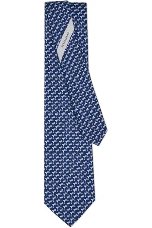Salvatore Ferragamo Seidenkrawatte mit Margarita-Print