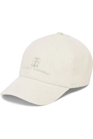 Brunello Cucinelli Baseballkappe mit Logo-Print