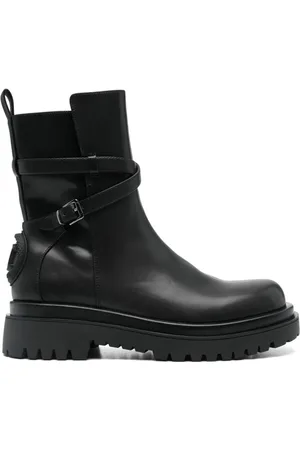 Roberto Cavalli Stiefel mit Logo-Prägung