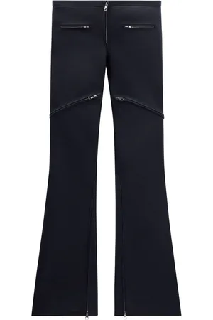 Courrèges Tief sitzende Ellipse Lederhose