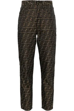Fendi 1990-2000s Zucca Hose