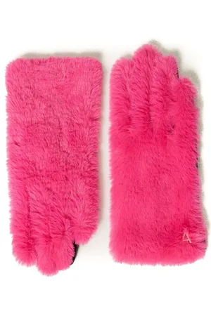 Twin-Set Handschuhe aus Faux Fur