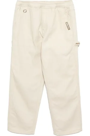 A Bathing Ape Gerade Hose mit Moonface-Logo