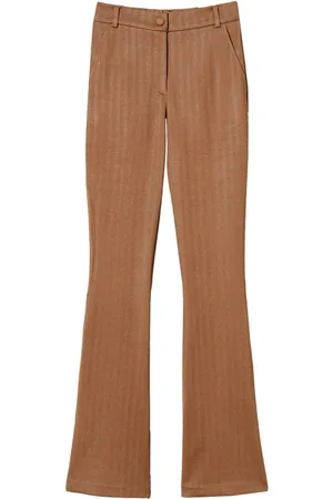 Twin-Set Ausgestellte Jacquard-Hose