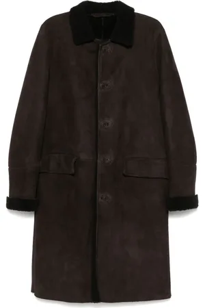 SALVATORE SANTORO Mantel aus Wildleder